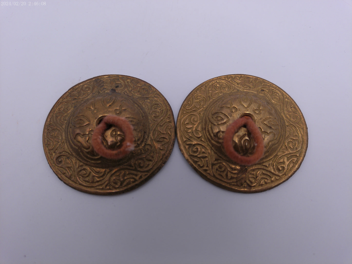 Small Metal Cymbals Bells Vintage