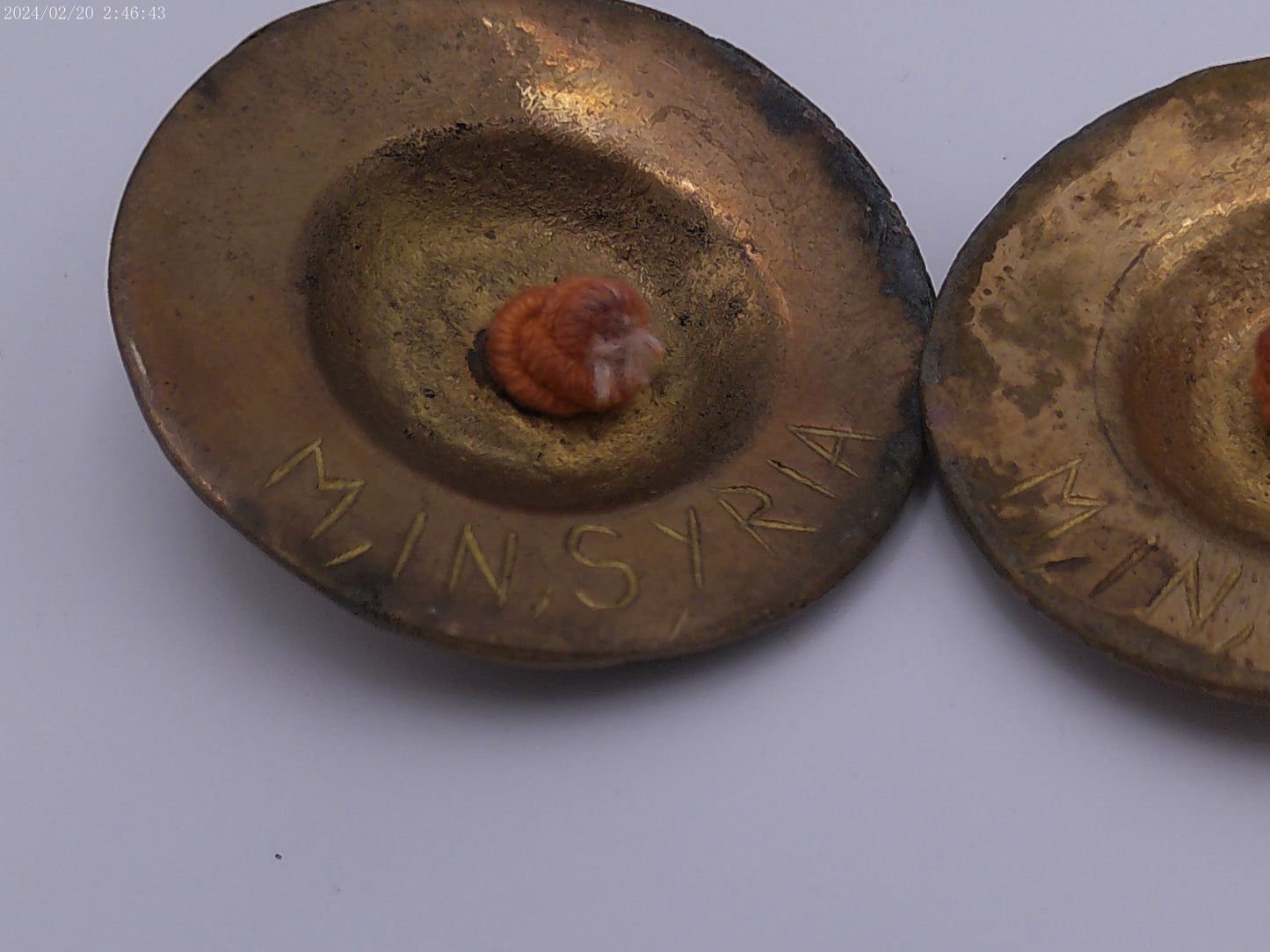 Small Metal Cymbals Bells Vintage