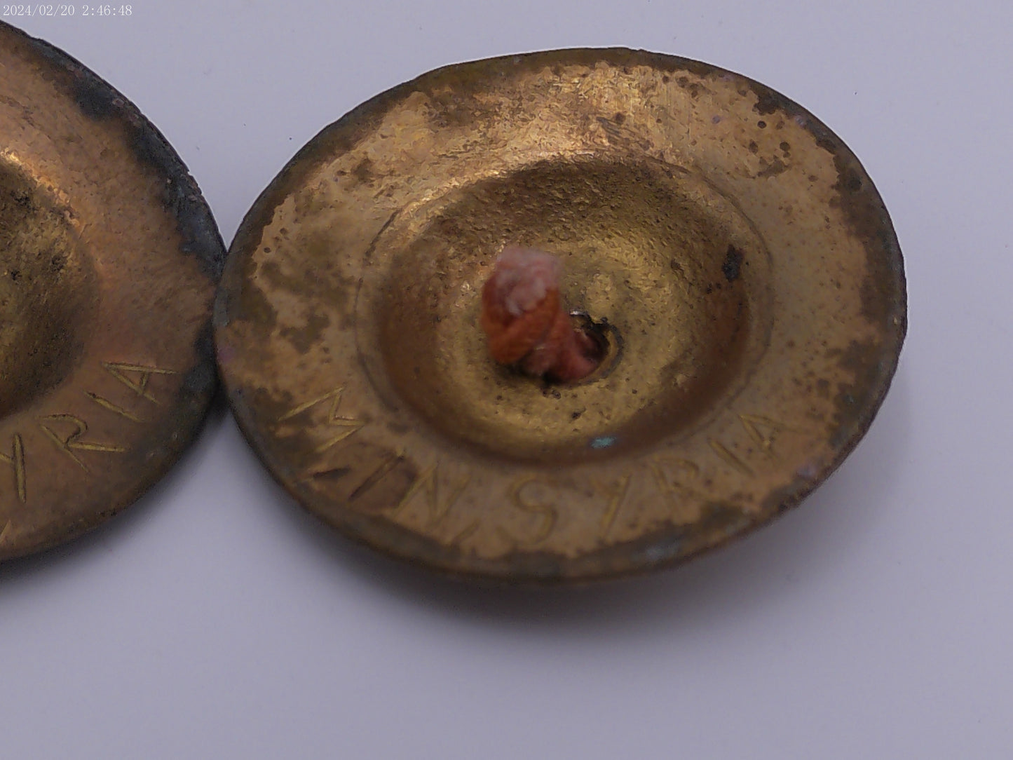 Small Metal Cymbals Bells Vintage