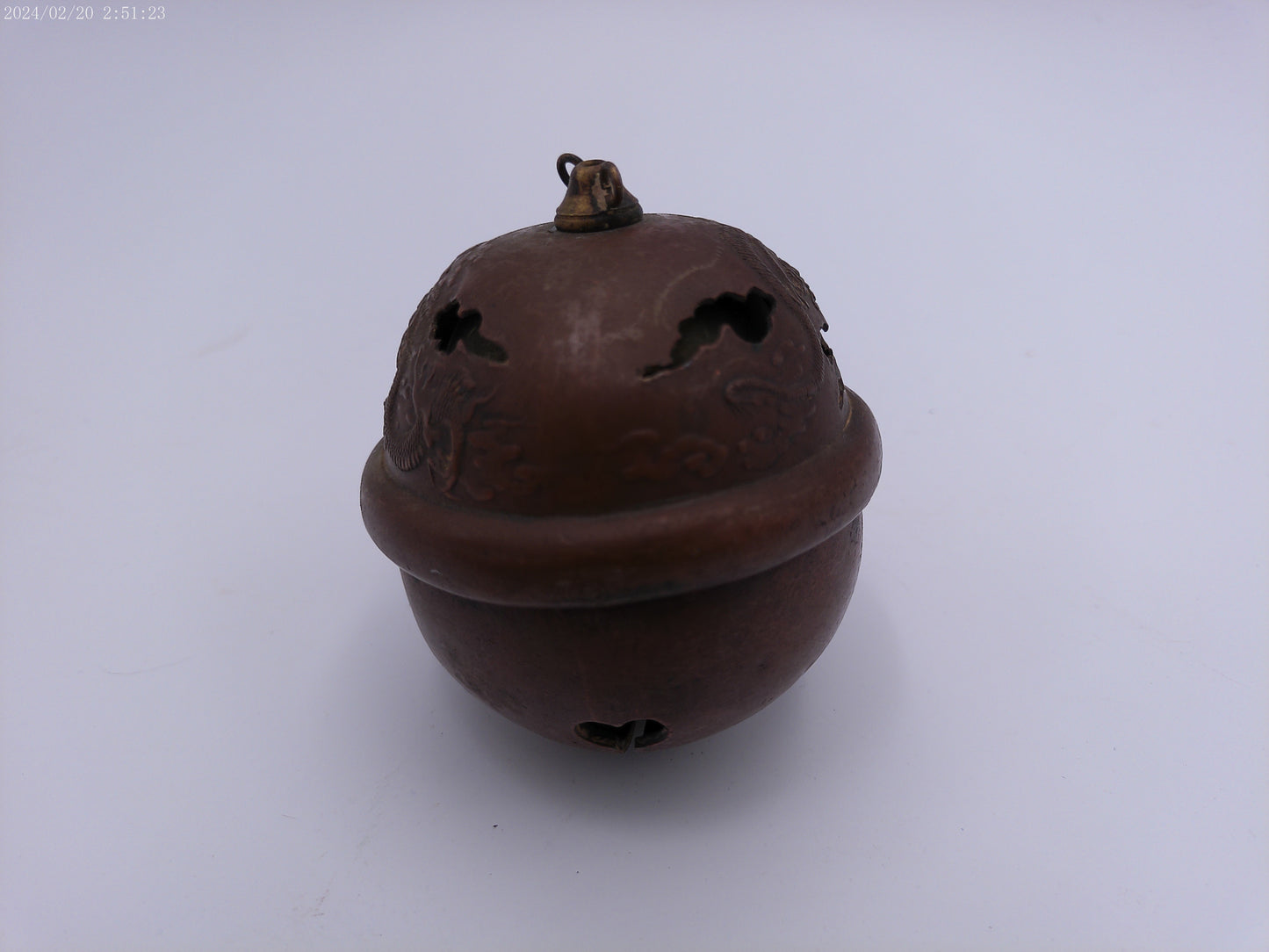 Japanese antique toshogu shrine Brase bell very Old Antique