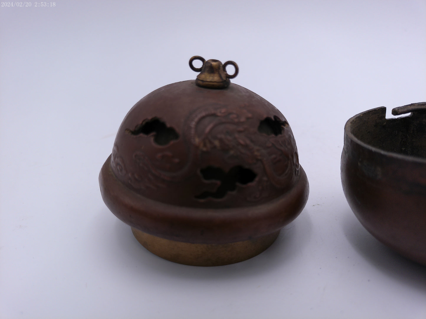 Japanese antique toshogu shrine Brase bell very Old Antique