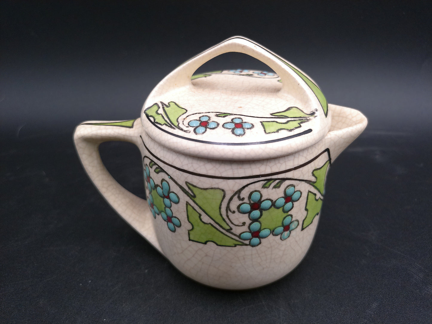 Pottery Roseville Creamware Donatella Persian Pot Set around 1916