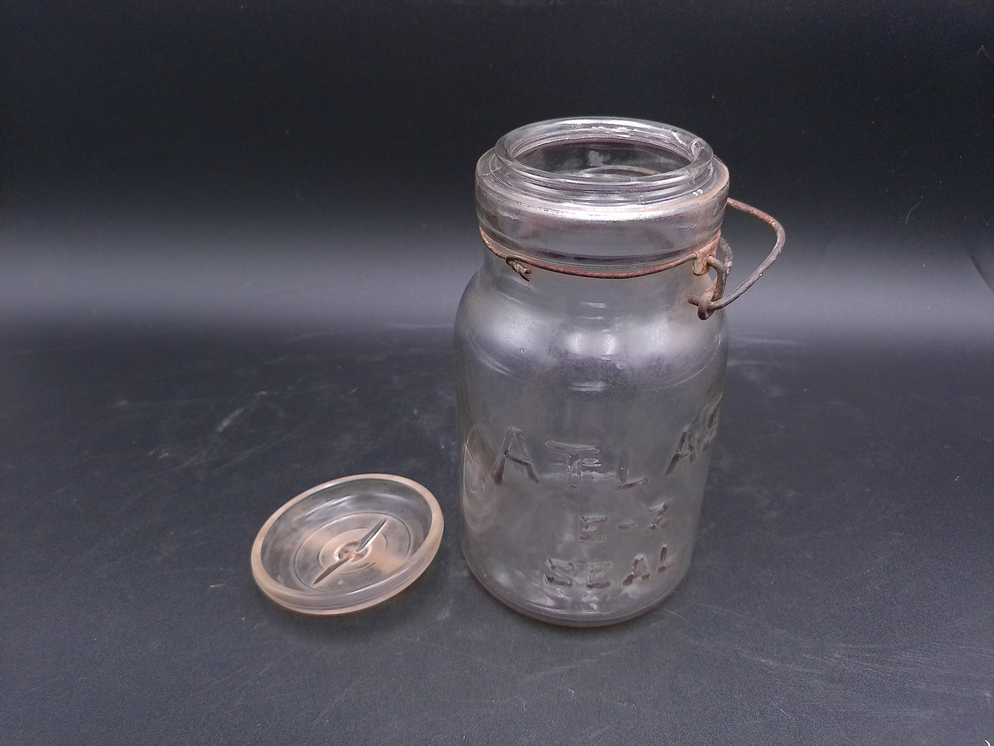 Atlas EZ Seal Glass Jar Vintage