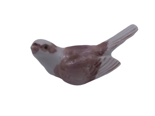 Porcelain Bird Vintage Sitting