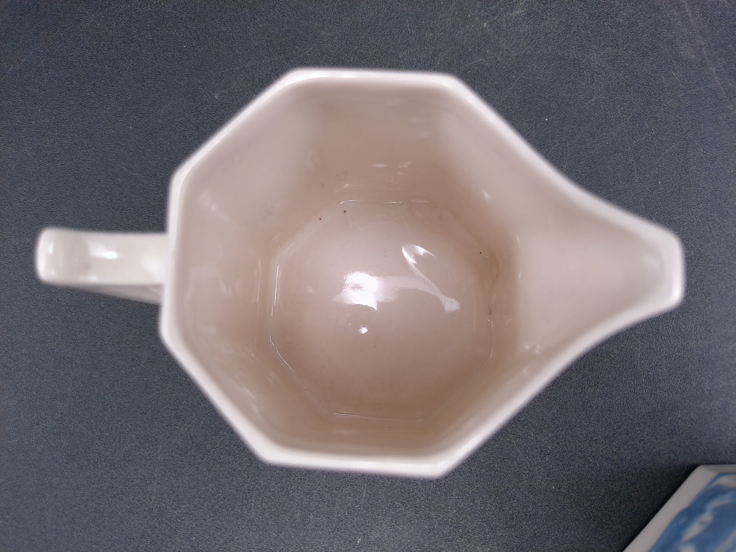 Rockwood Pottary Blue Sailing Ship M-11 Pattern Creamer