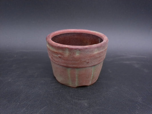 Zane Ware Pottery Bowl Vase Planter Brown Clay Made in USA