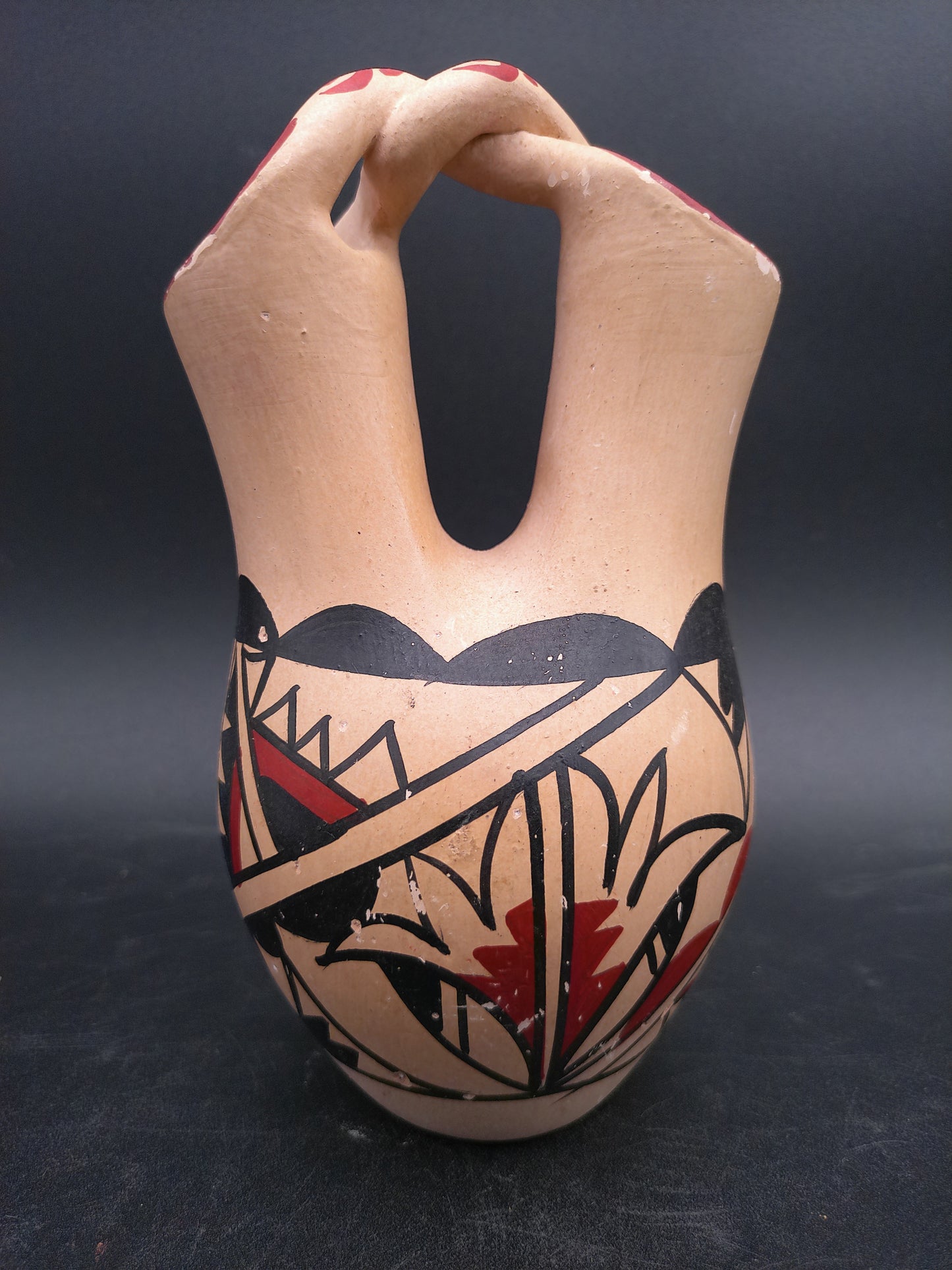 Southwest Native American Pueblo Pottery Vase Vintage