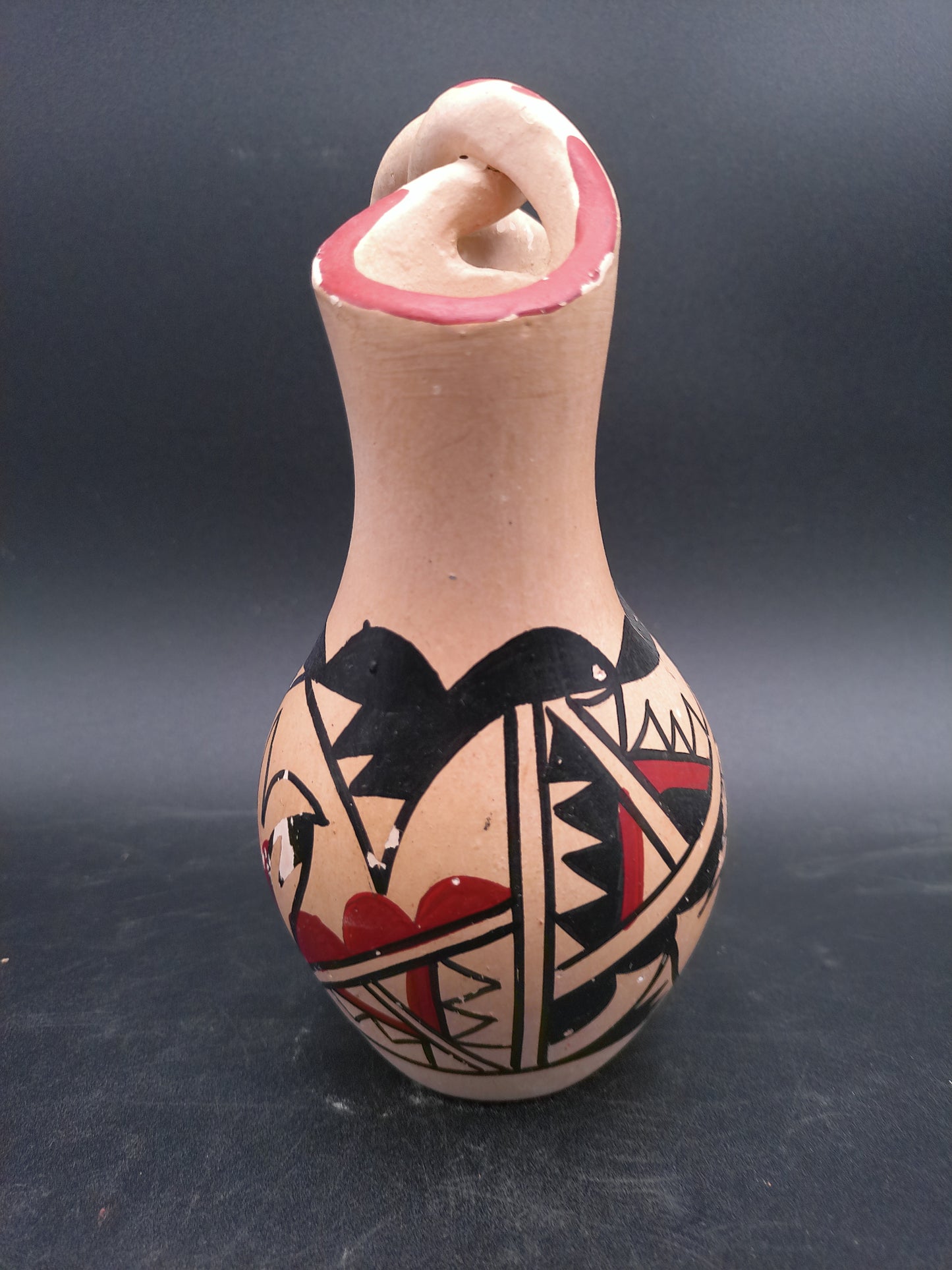 Southwest Native American Pueblo Pottery Vase Vintage