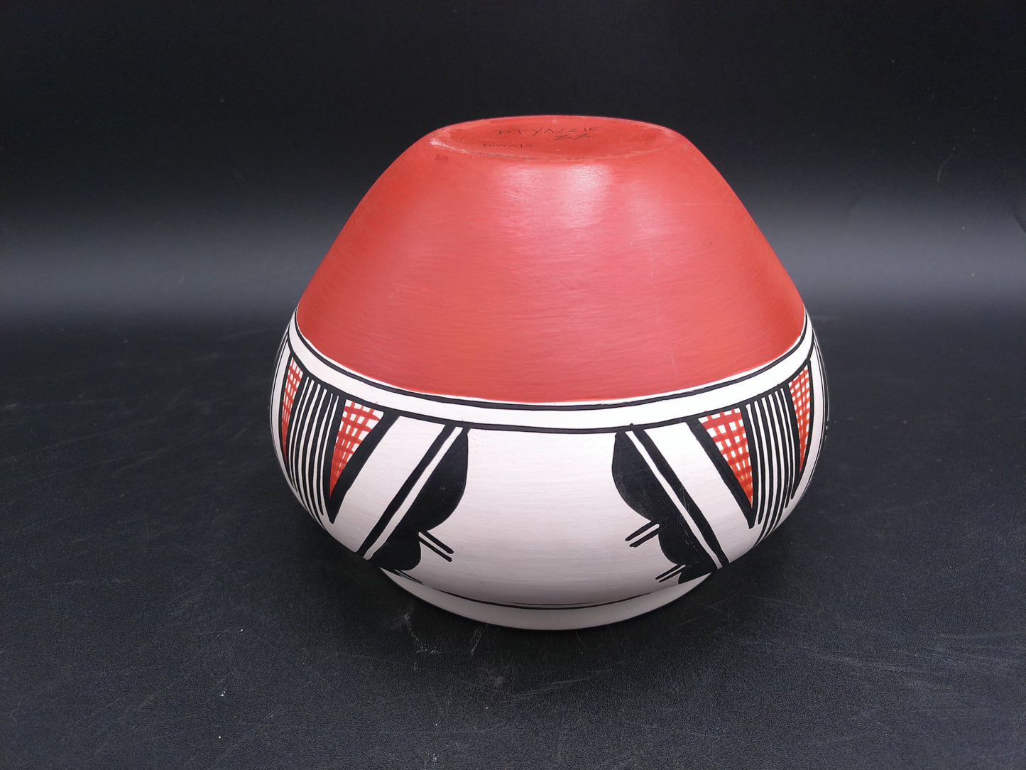 Southwest New Mexico Pottery Bowl By D.T. Yazzie 88