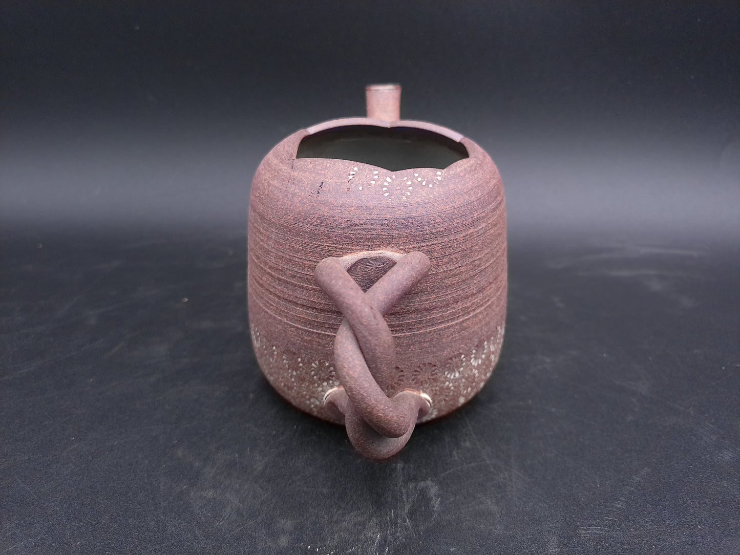 Kyo Kiyomizu Ware Asahido Artist Gagaku Kiln Mishima Teapot