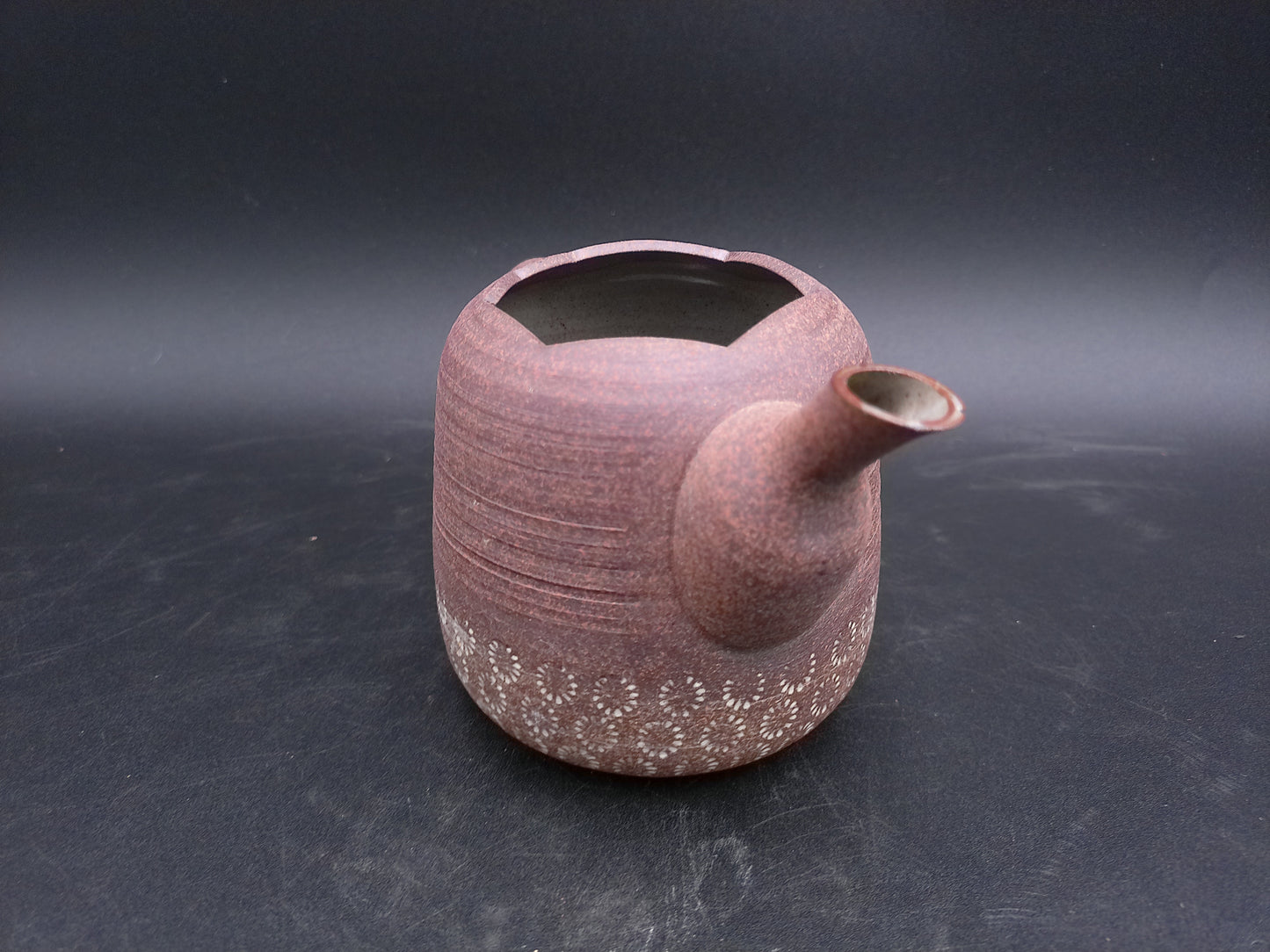 Kyo Kiyomizu Ware Asahido Artist Gagaku Kiln Mishima Teapot