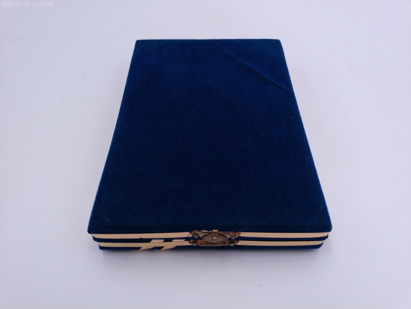 Arabic Calligraphy Picture on metal with Blue case vintage