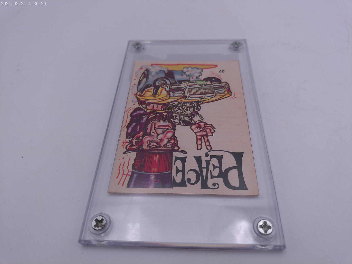 Odd Rods #72 Ford Lincoln Peace Trading Card Authenticated 1971