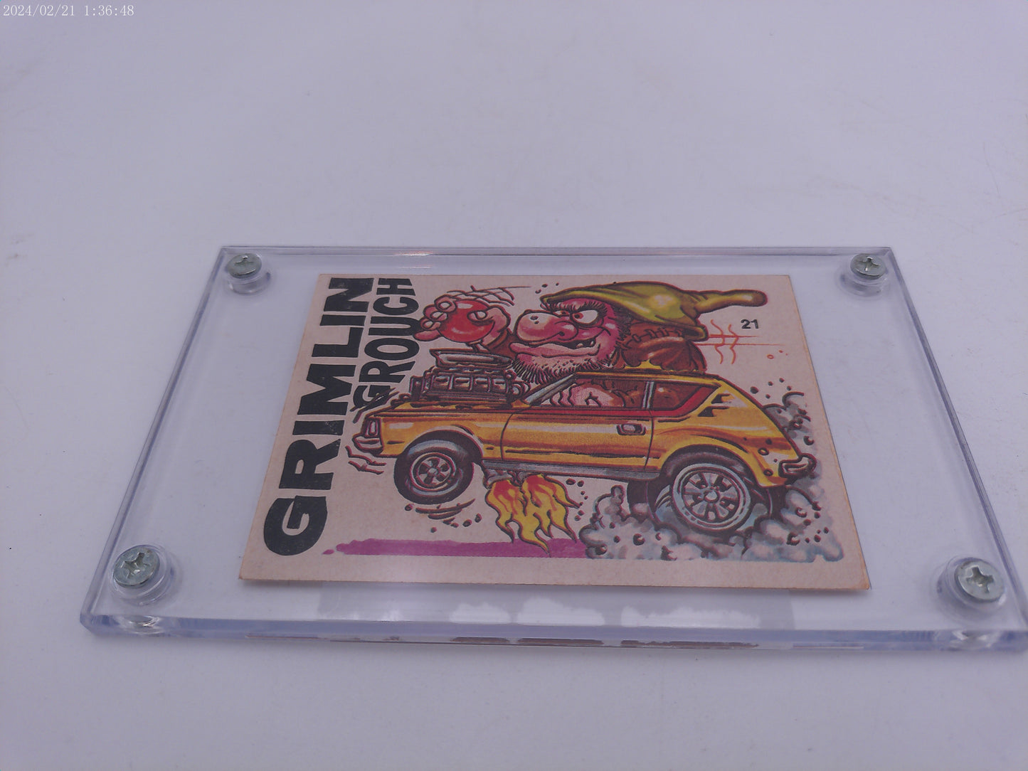 Odd Rods All Stars #21 AMC Germlin Grouch Trading Card Authenticated 1971