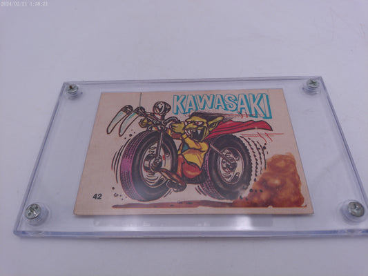 Odd Rods All Stars #42 Kawasaki Trading Card Authenticated Rare 1970