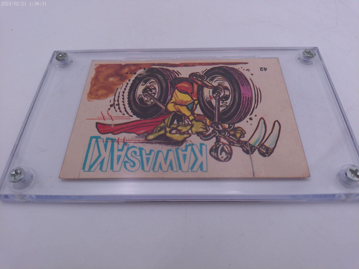 Odd Rods All Stars #42 Kawasaki Trading Card Authenticated Rare 1970