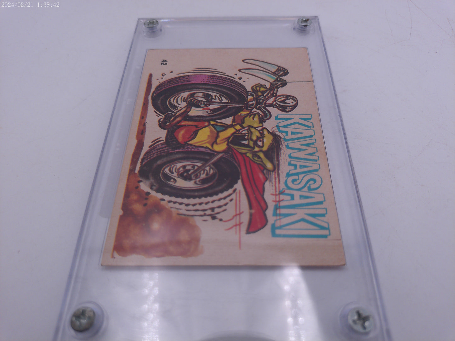 Odd Rods All Stars #42 Kawasaki Trading Card Authenticated Rare 1970
