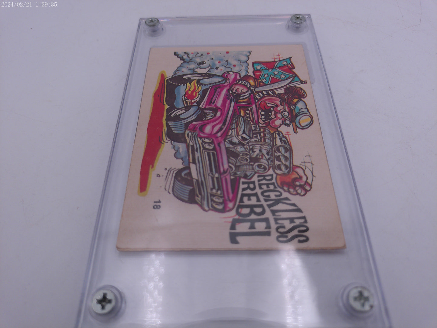 Odd Rods All Stars #18 Reckless Rebel Trading Card Authenticated 1971