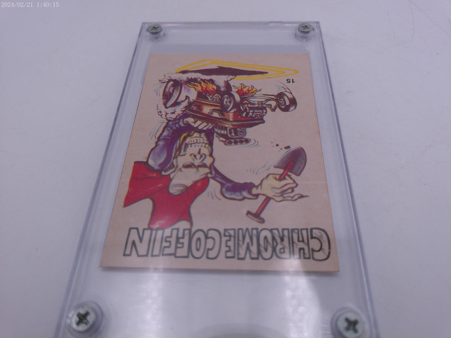 Odd Rods #15 Crome Coffin Trading Card 1969 Authenticated