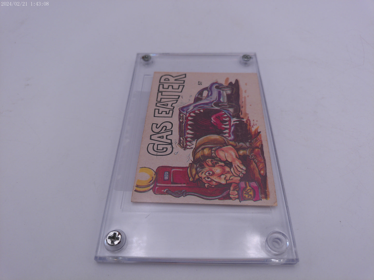 Odd Rods #57 Gas Eater Authenticated 1969 Trading Card