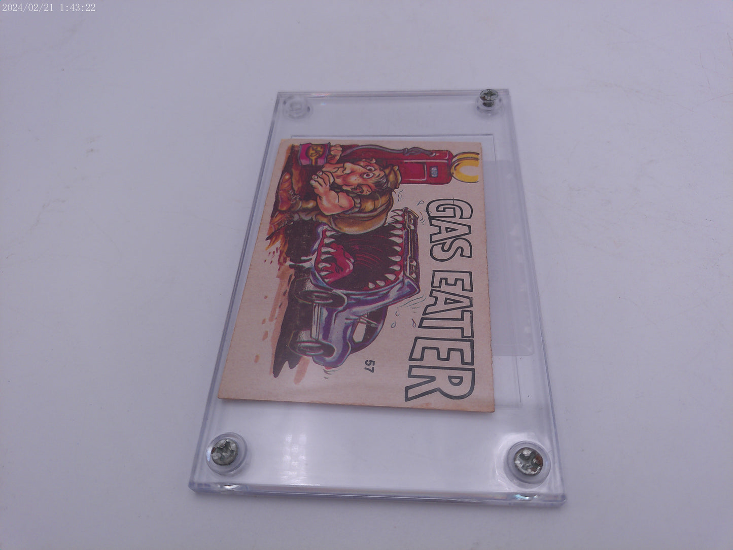 Odd Rods #57 Gas Eater Authenticated 1969 Trading Card