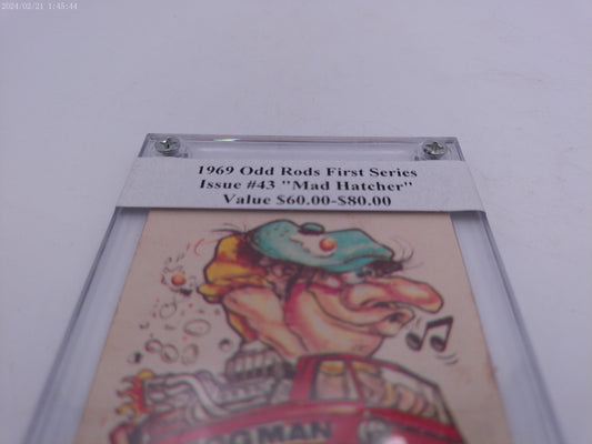 Odd Rods #43 Bad Hater Authenticated 1969 Trading Card