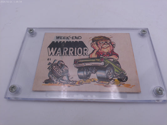 Odd Rods #61 Weekend Warrior Authenticated 1971 Trading Card