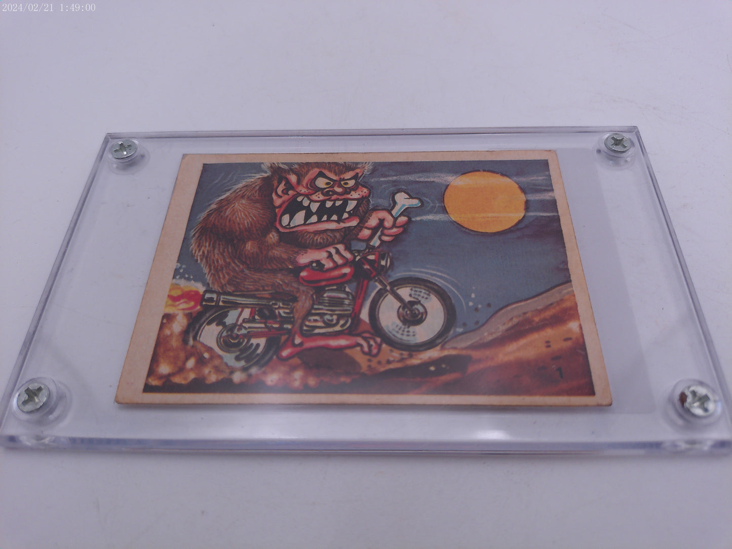 Odd Rods Silly Cycles #54 Authenticated Trading Card 1972
