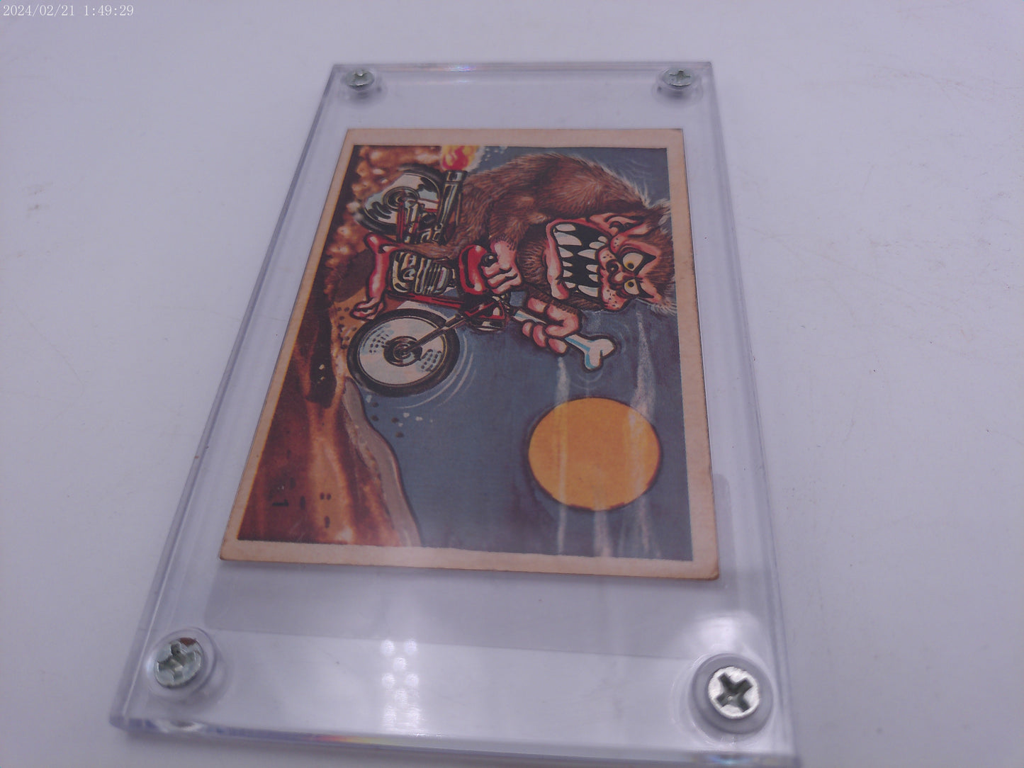 Odd Rods Silly Cycles #54 Authenticated Trading Card 1972