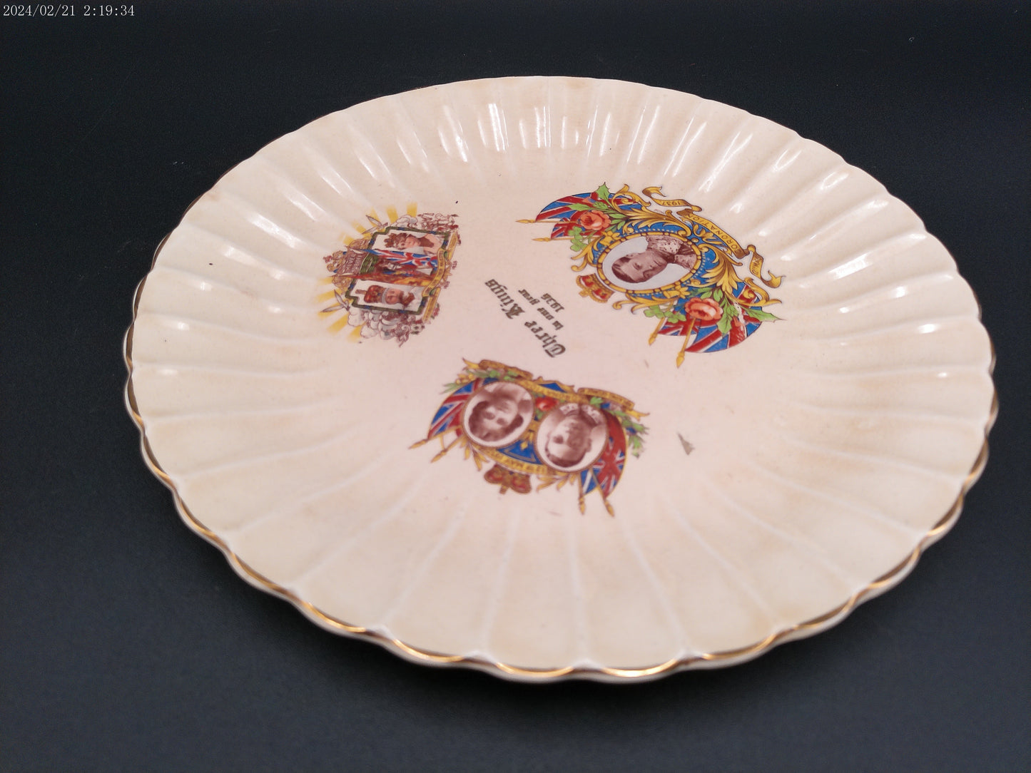 Sovereign Potters Canada coronation commemorative plate Three Kings 1936