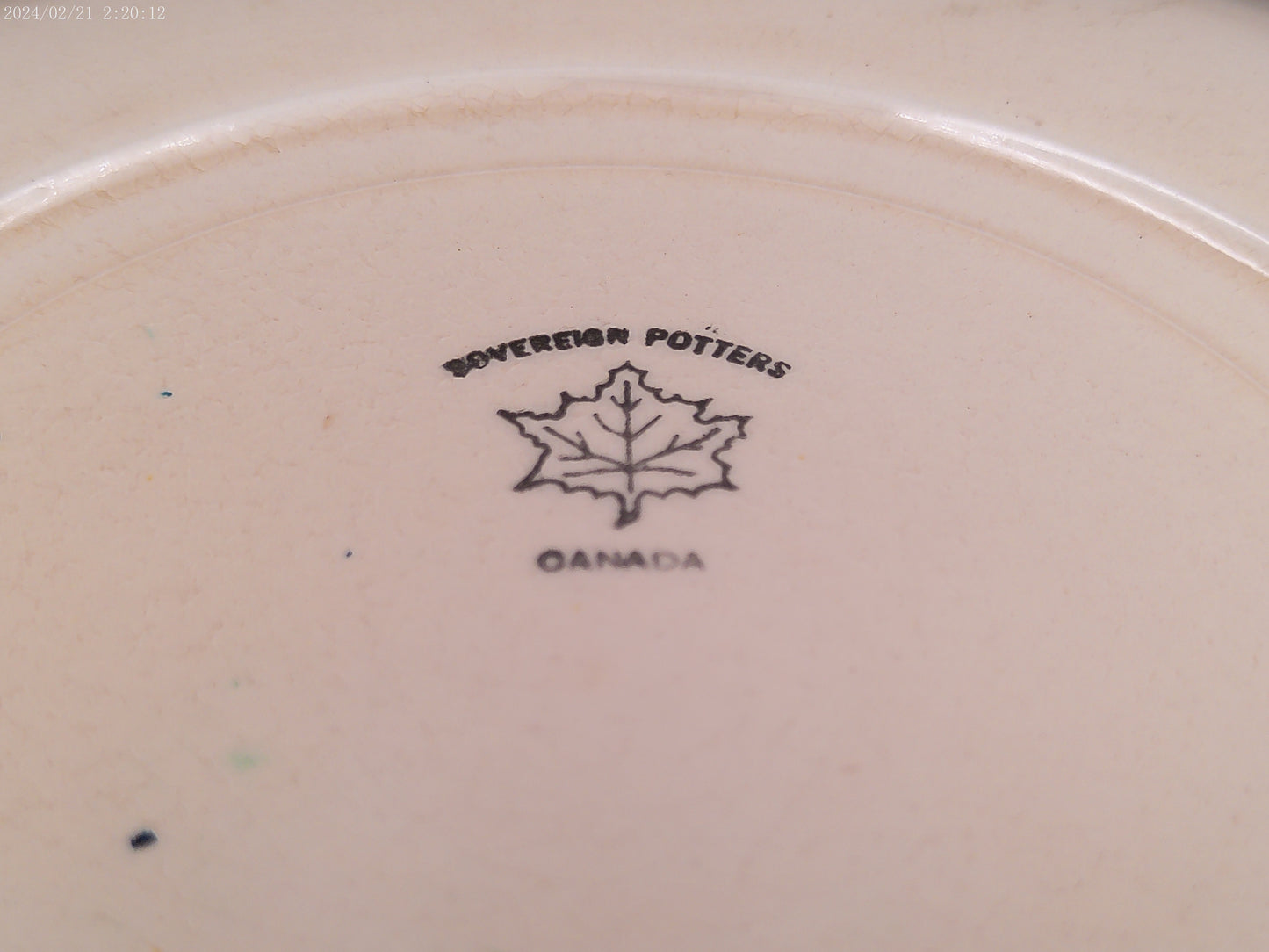 Sovereign Potters Canada coronation commemorative plate Three Kings 1936