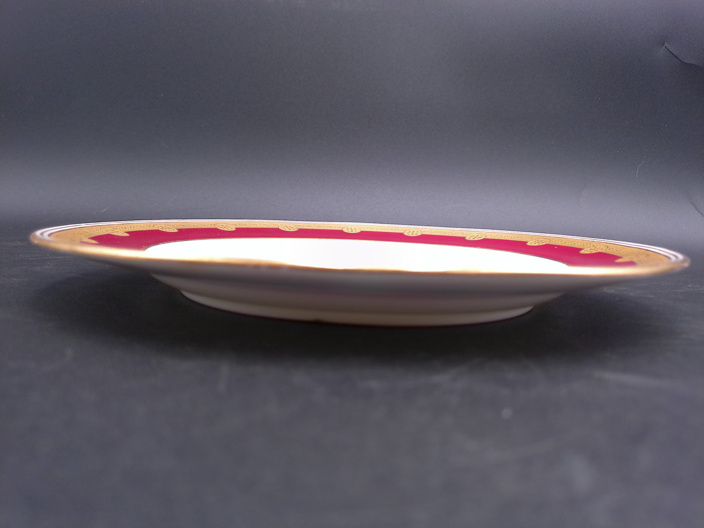 Schumann Dresden Gold Plated Rim Plates and one Mitton China Tiffanyn Co.