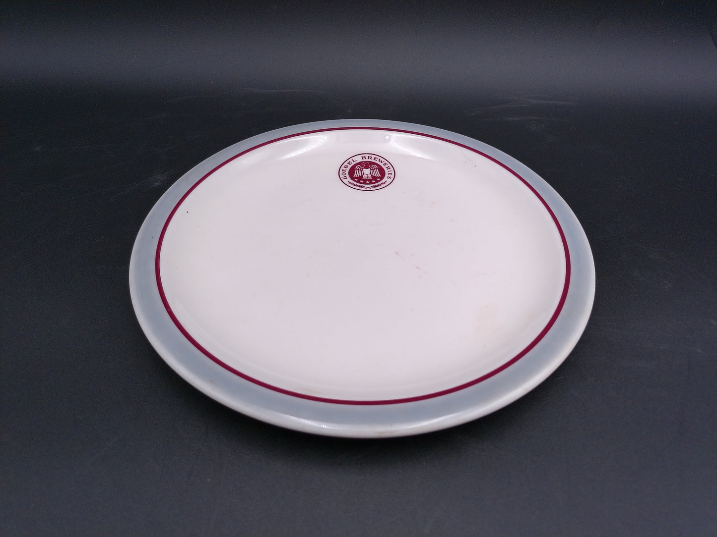 Plate Dish from Goebel Brewing Co of Muskegon, Mi Syracuse China Co