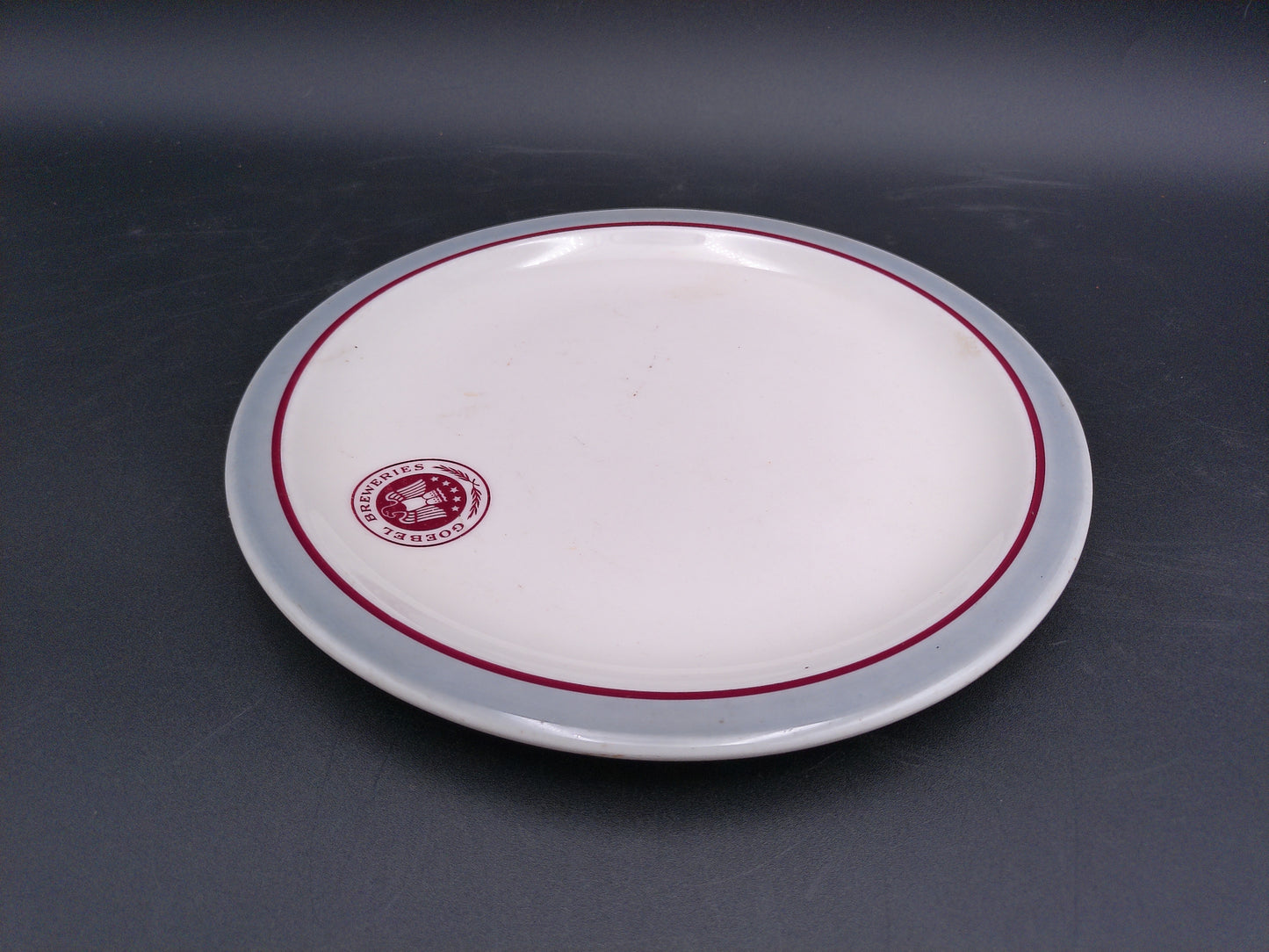 Plate Dish from Goebel Brewing Co of Muskegon, Mi Syracuse China Co
