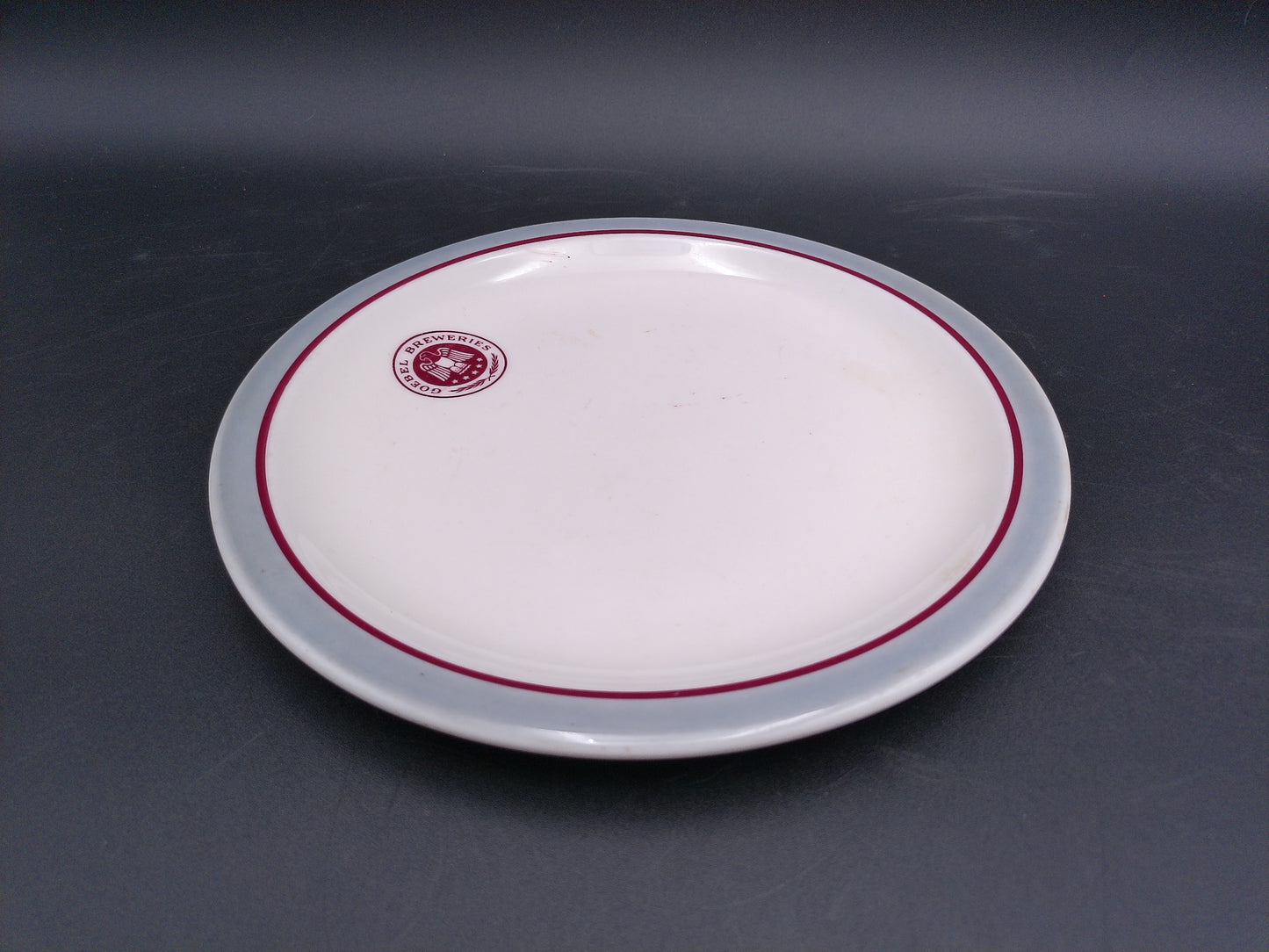 Plate Dish from Goebel Brewing Co of Muskegon, Mi Syracuse China Co