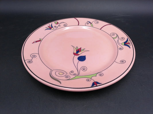 Plate Dish Buffalo China Rouge Ware Pink Color