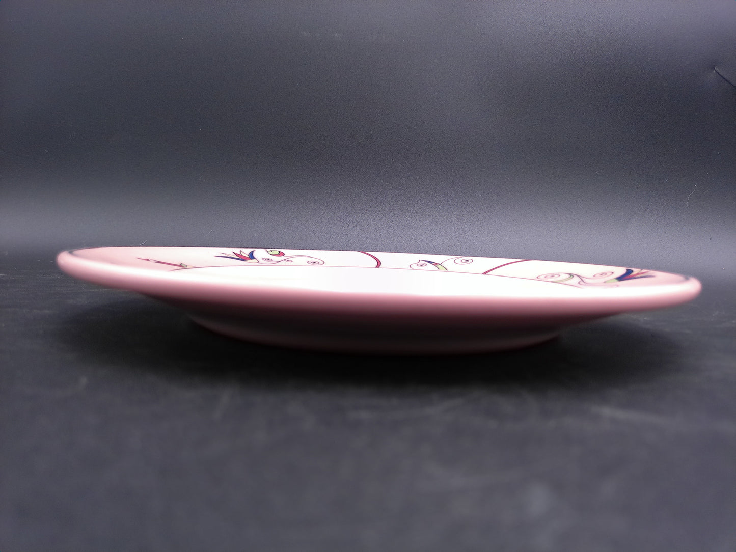 Plate Dish Buffalo China Rouge Ware Pink Color