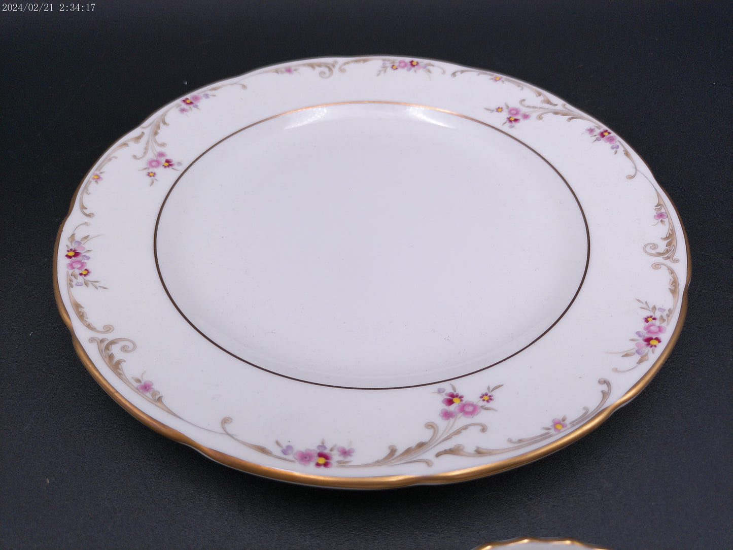 Butter Pat Haddon Hall qty 2 and Wedgwood Dish Plate Vintage