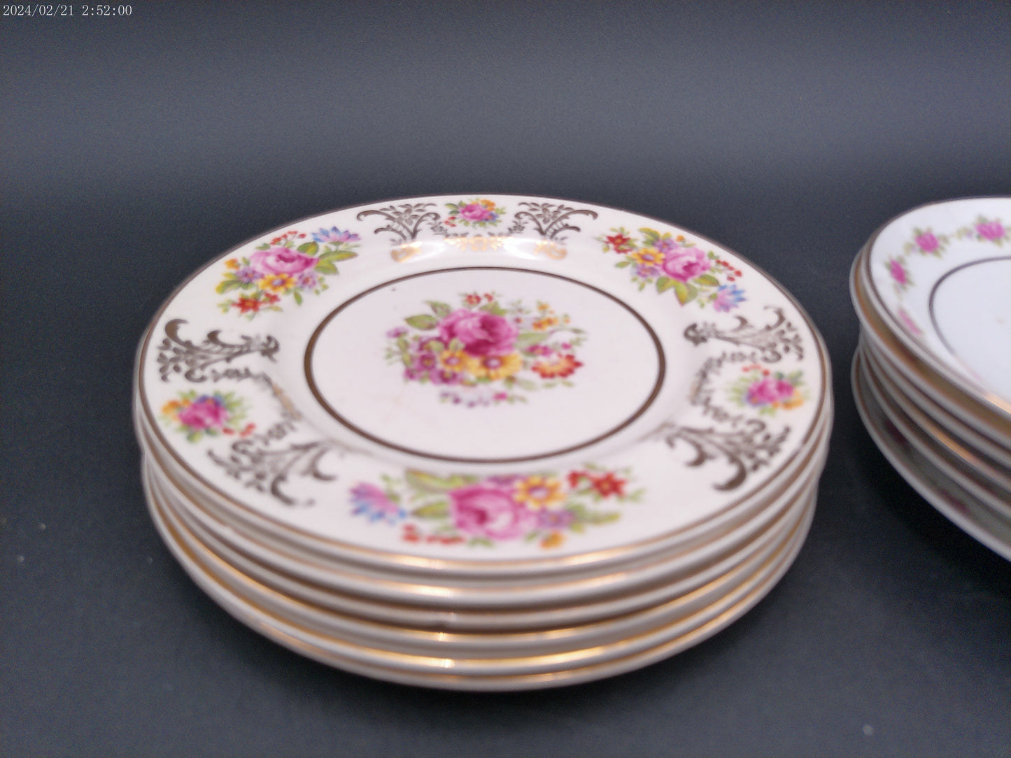 Bread & Butter Plate Marlborough by Johnson Brothers qty 6 and 6 other plates