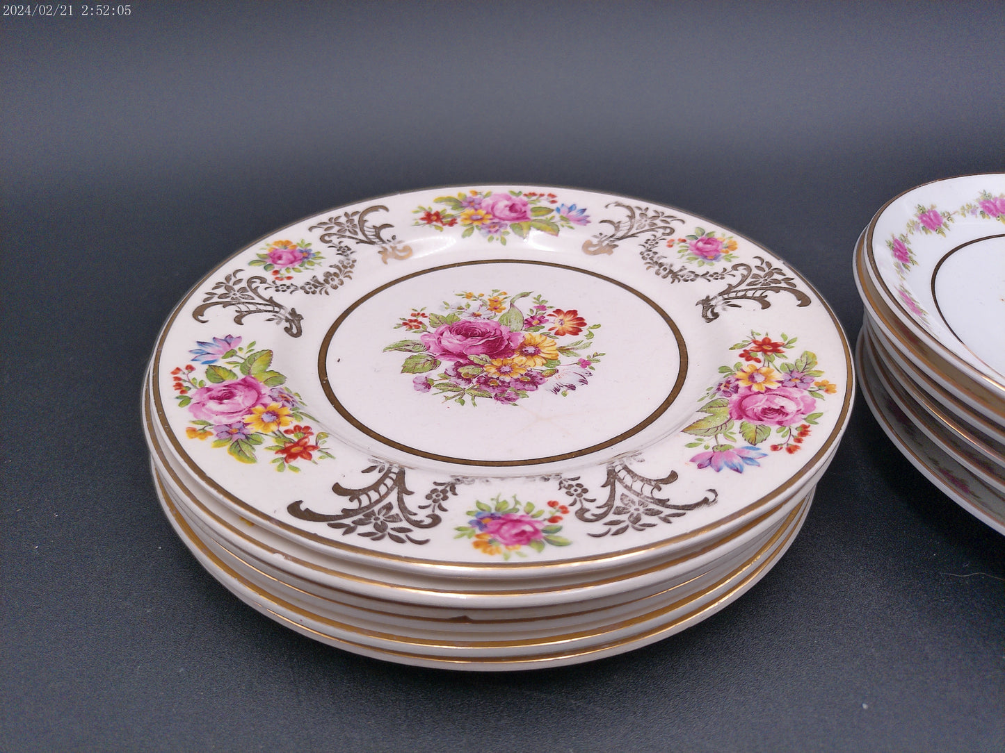 Bread & Butter Plate Marlborough by Johnson Brothers qty 6 and 6 other plates