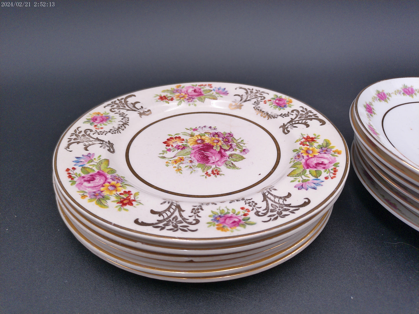 Bread & Butter Plate Marlborough by Johnson Brothers qty 6 and 6 other plates