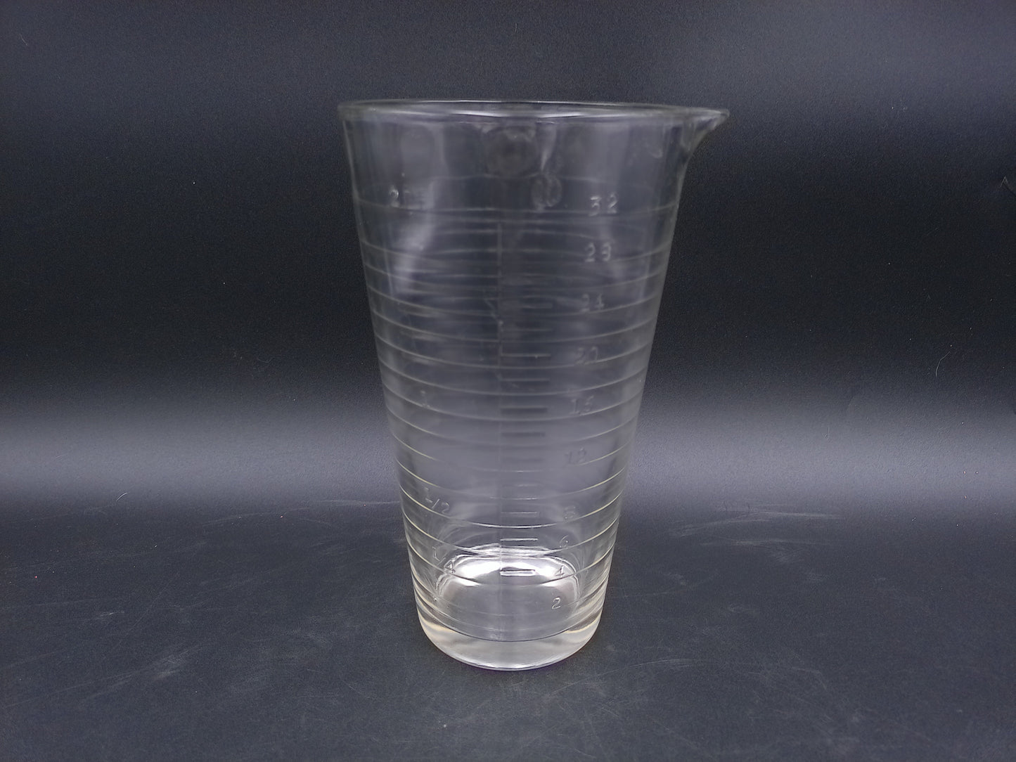 Beaker 32 Ounce Glass Measuring Cup Vintage Lab Glassware