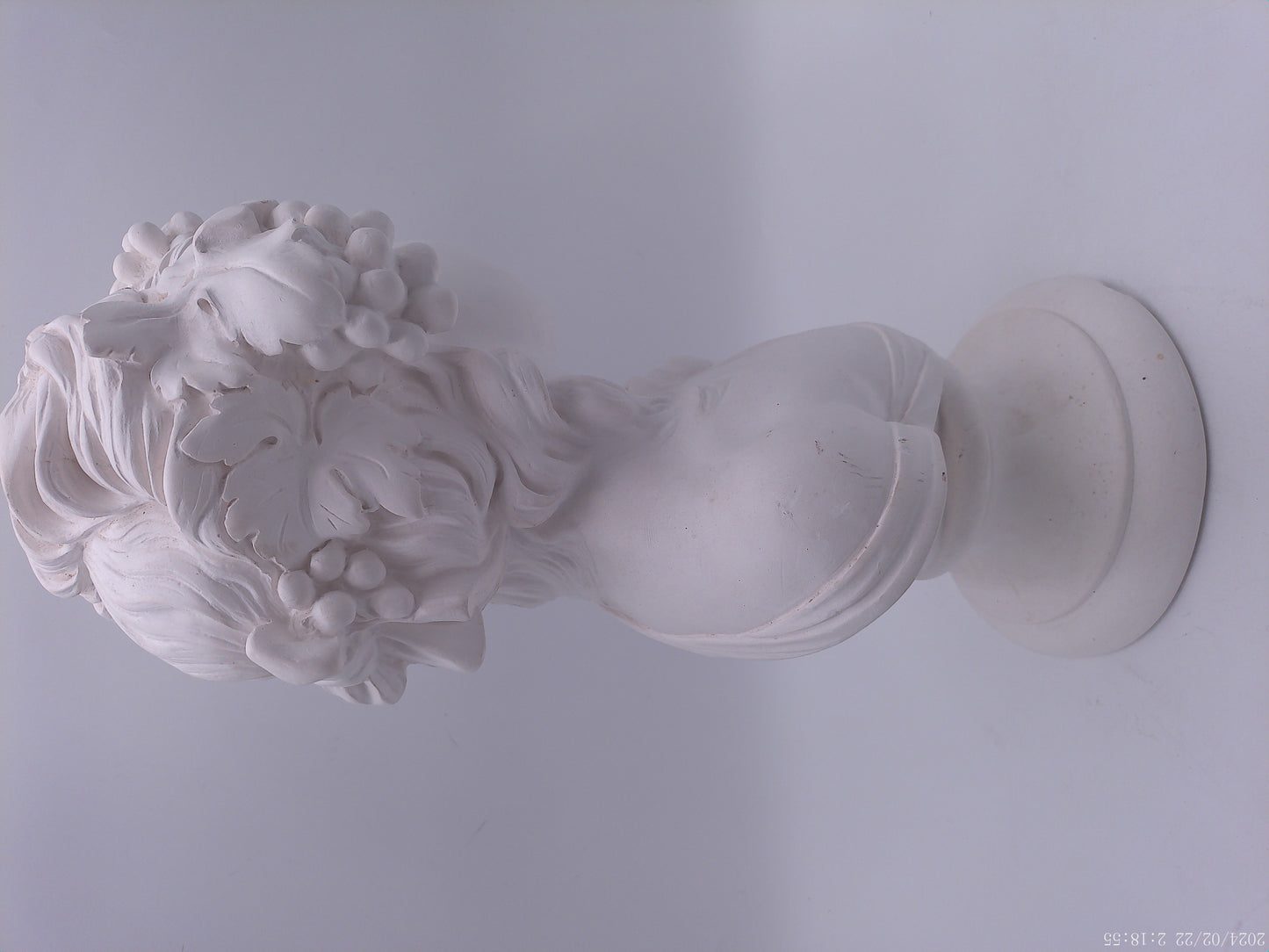 Ornaments Girl Art Sculpture Greek Figure Head Portrait Figurine Resin Vintage