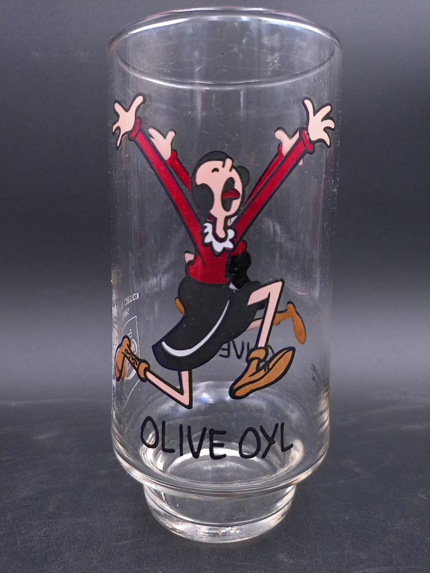 Coca Cola Kollect-A-Set Series Popeye Glasses Glass 1975