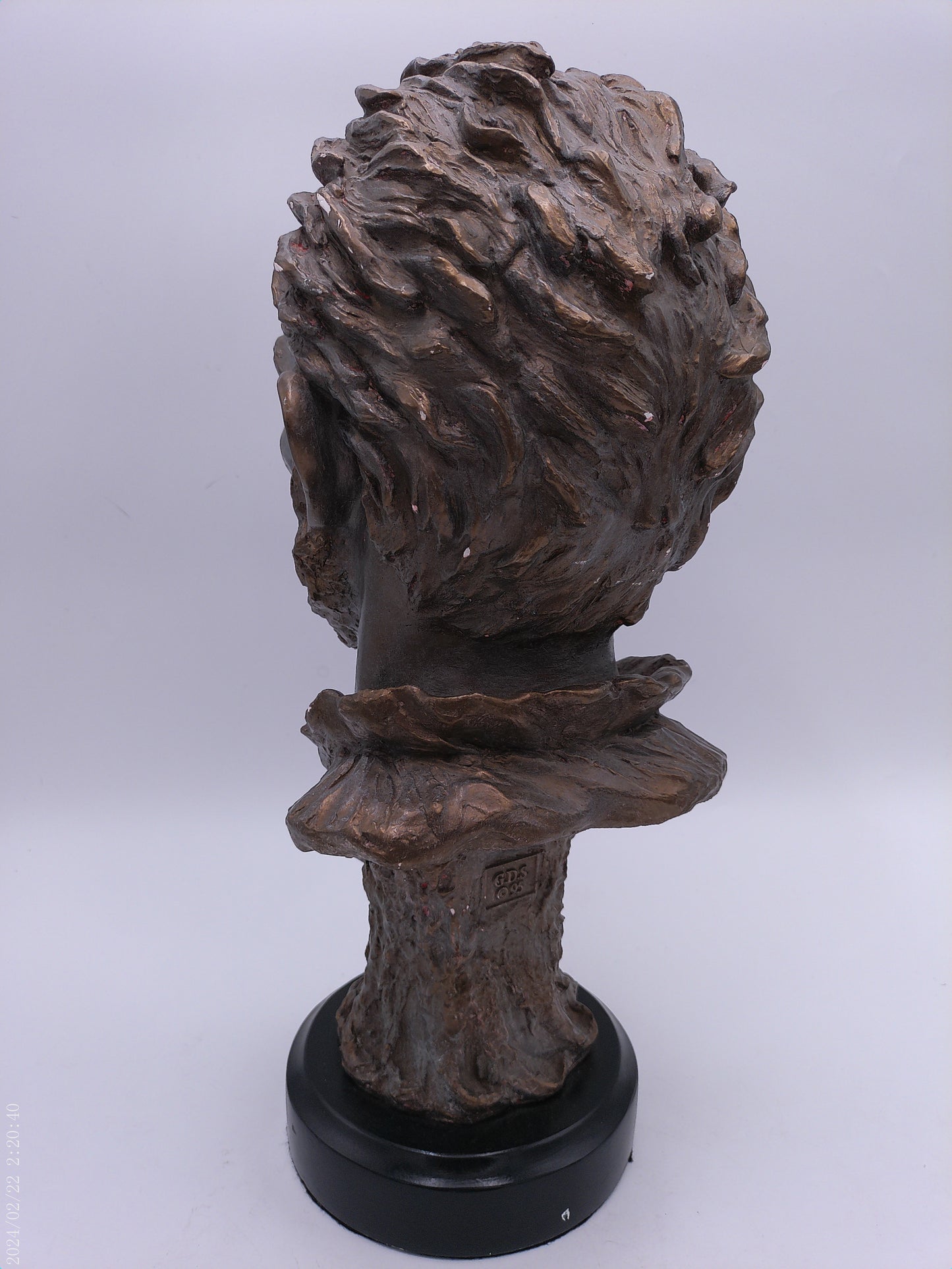 Statue sculpture Head Bust of Haile Selassie Emperor Of Abyssinia