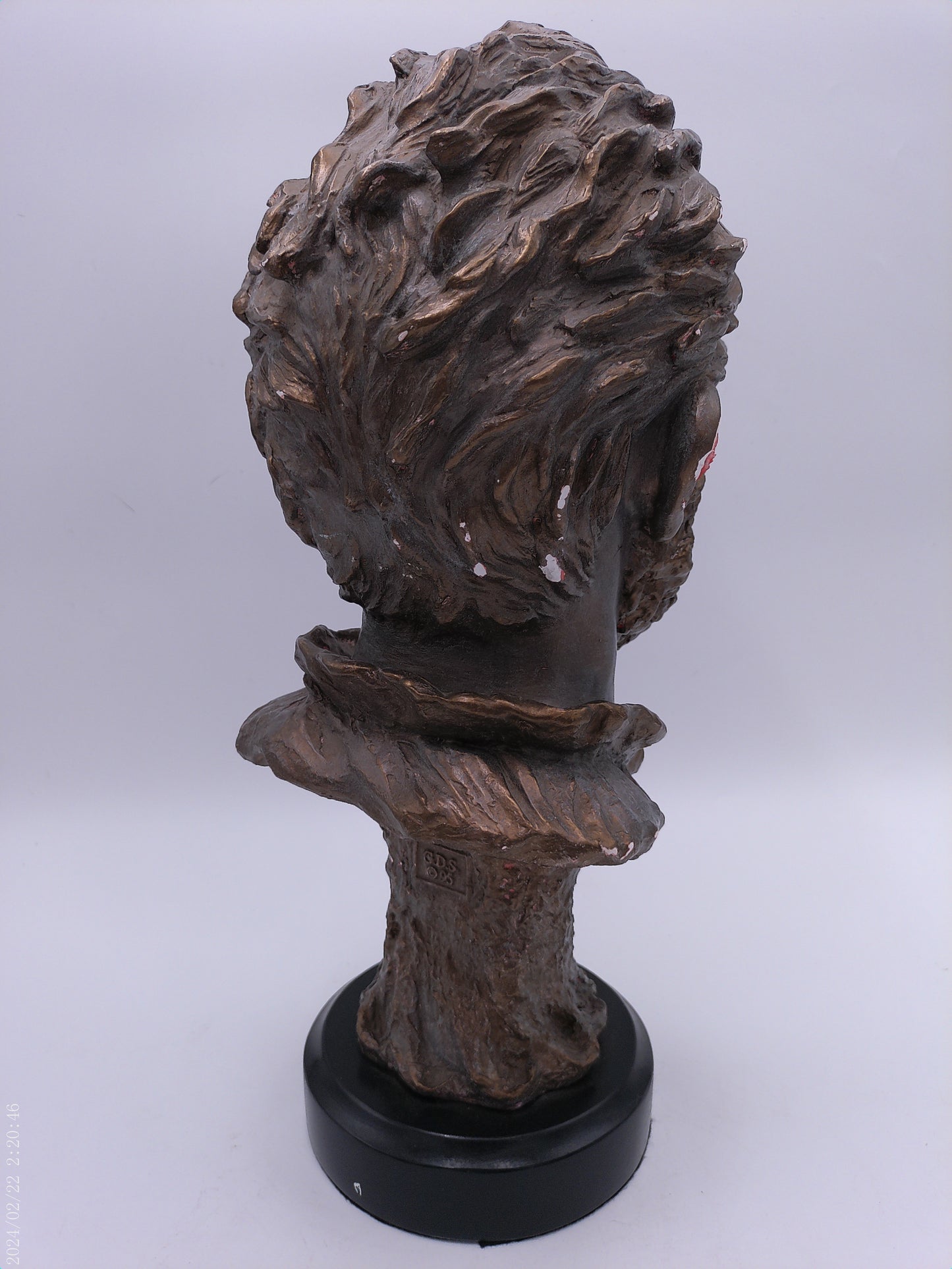 Statue sculpture Head Bust of Haile Selassie Emperor Of Abyssinia