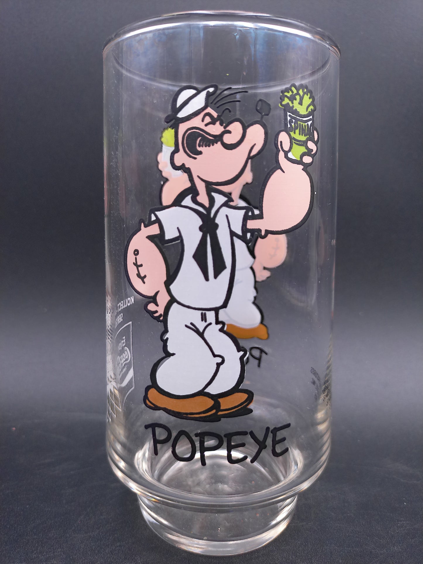 Coca Cola Kollect-A-Set Series Popeye Glasses Glass 1975