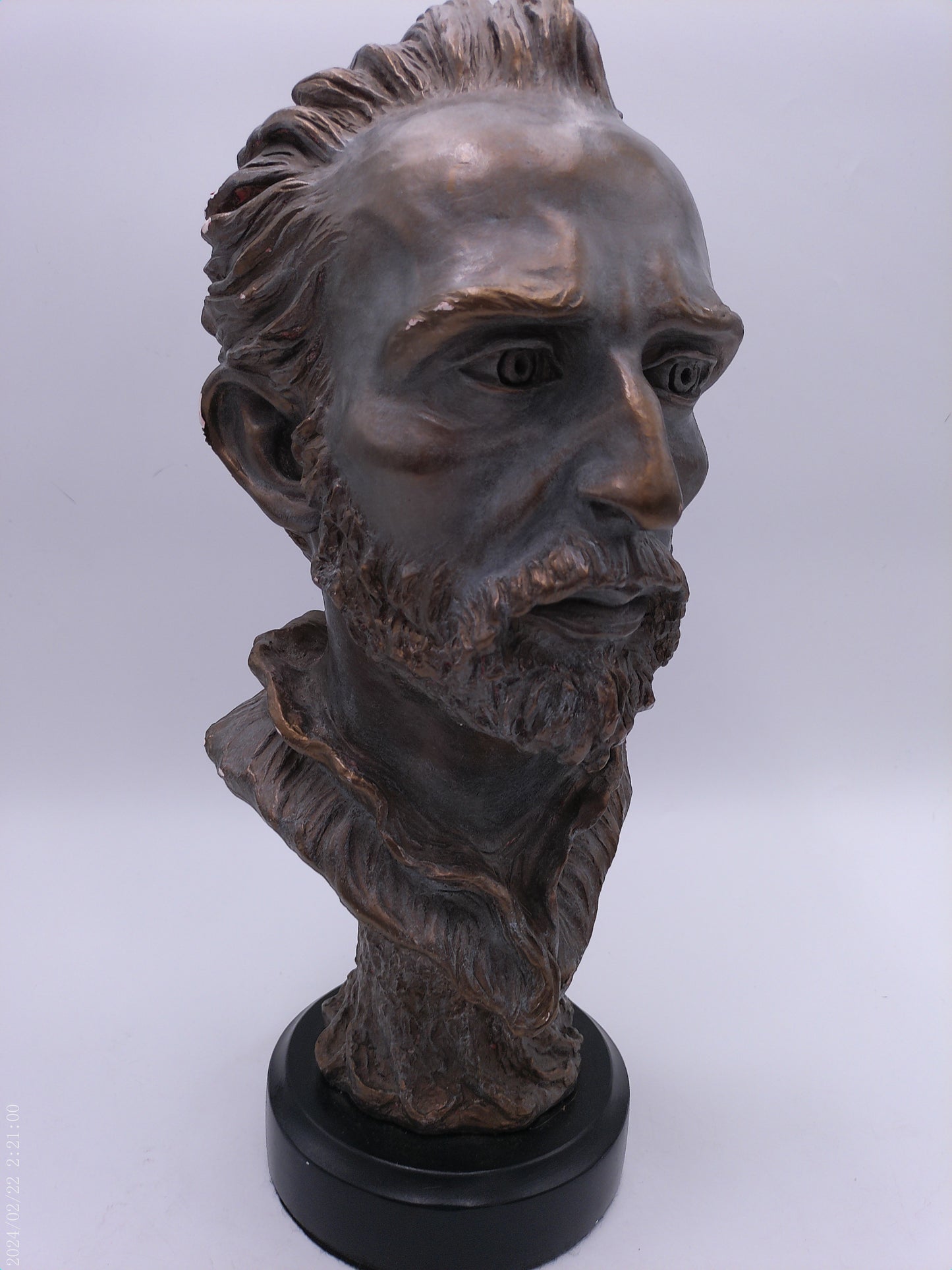 Statue sculpture Head Bust of Haile Selassie Emperor Of Abyssinia