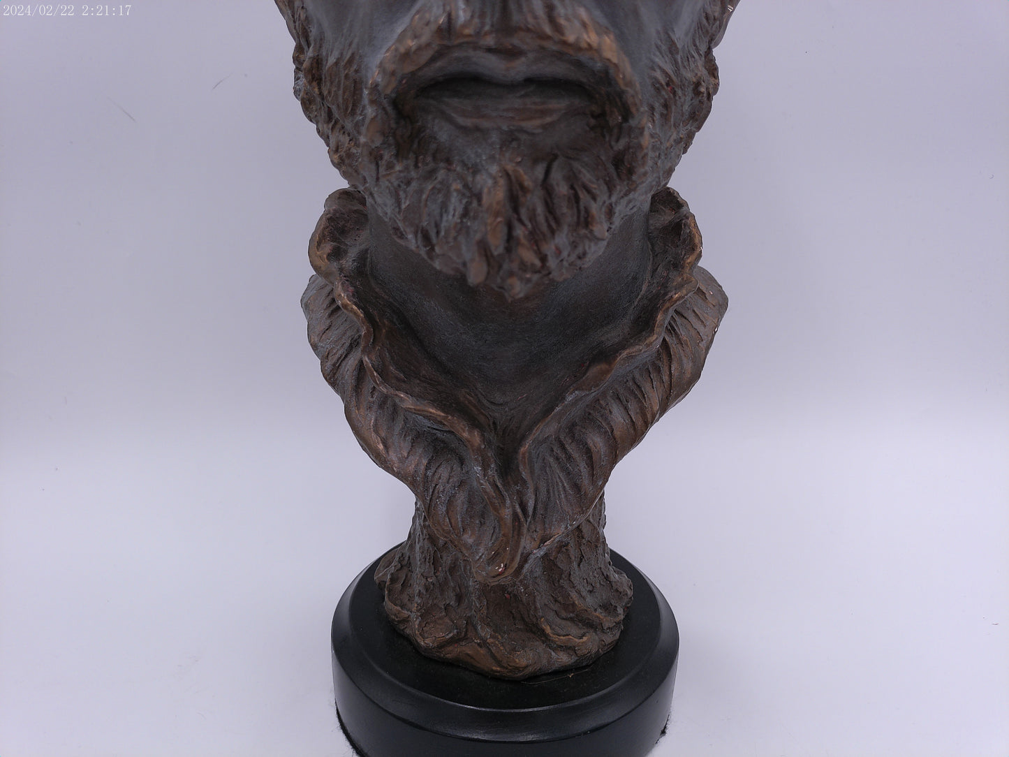 Statue sculpture Head Bust of Haile Selassie Emperor Of Abyssinia