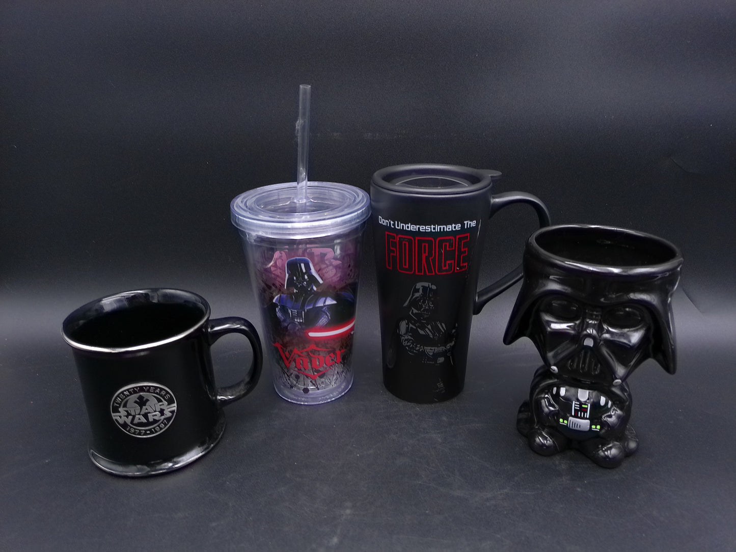 Star Wars Darkside Mug Cup Darth Vader Galerie Set of 4 Unique